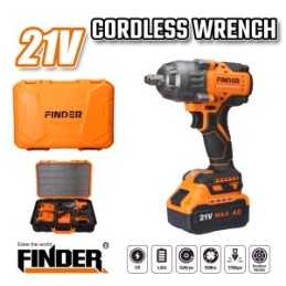 CORDLESS WRENCH SET 1/2" 21V/4.0A/850N FINDER