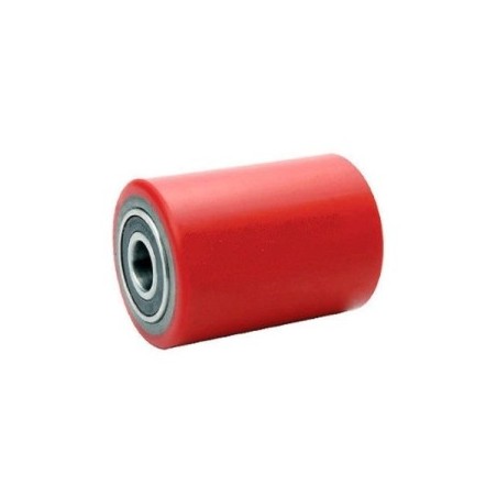 RED PU FORKLIFT SINGLE WHEEL WITHOUT BEARING  80*60