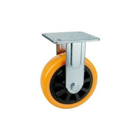 ORANGE PP CASTER SWIVEL FIX 3"