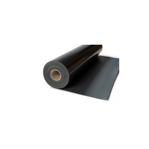 RUBBER MAT 2 MM BLACK / KILO