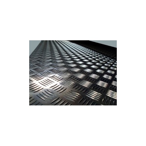 RUBBER MAT 3 MM BLACK CHECKER / KILO