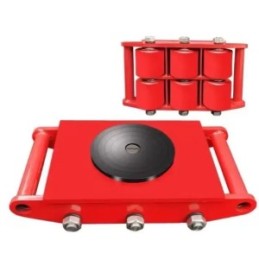 Tank trolley 8 ton machine moving RED