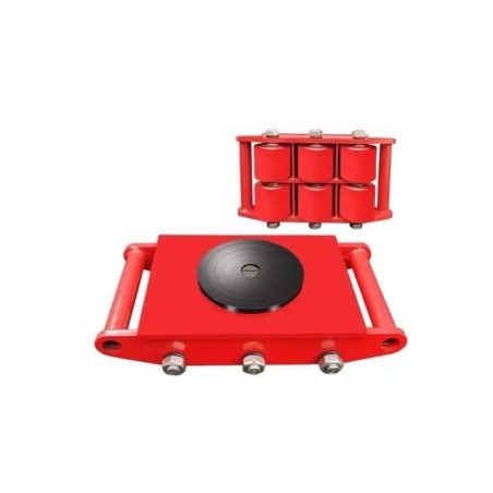 Tank trolley 8 ton machine moving RED