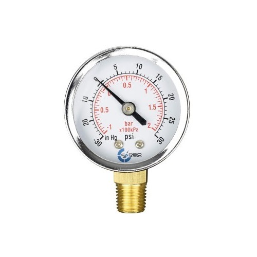 Vaccum Gauge 1/4" brass