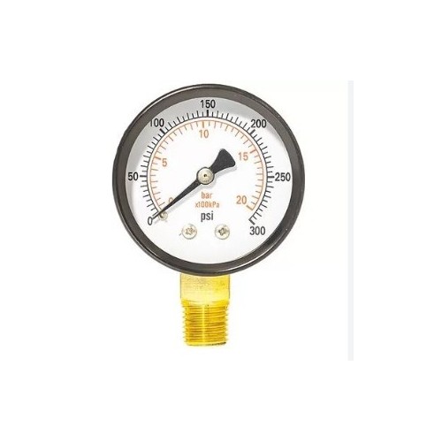 ساعة ضغط اكثر من 600 بار  63*1/4"جنب نحاس
