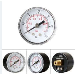 pressure gauge +600 bar DN63 1/4" Brass