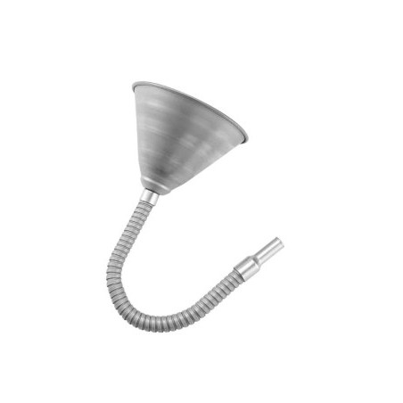 Iron Funnel Metal With Flex Pipe long