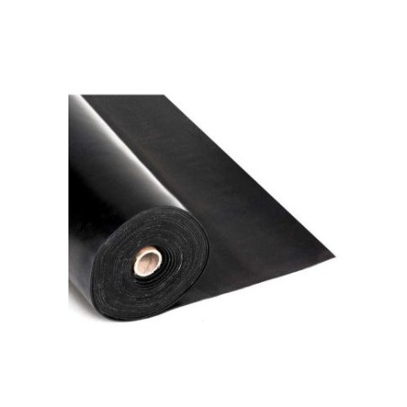 RUBBER MAT 12 MM BLACK / KILO