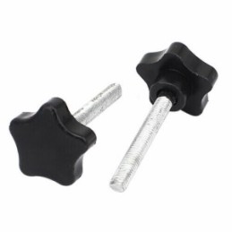 Star Hand Knob Tightening Screws 4 mm SS male