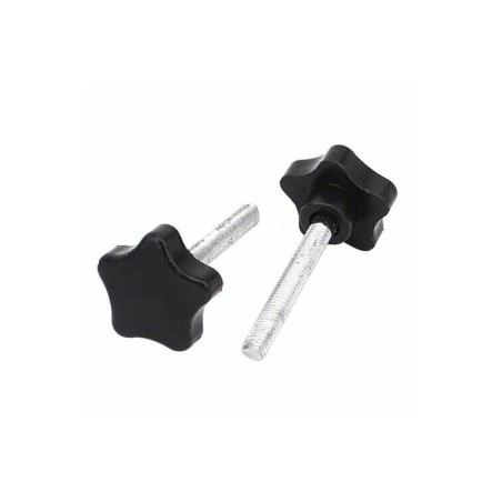 Star Hand Knob Tightening Screws 4 mm SS male