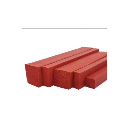 Styrofoam strips red  10*8 / METER