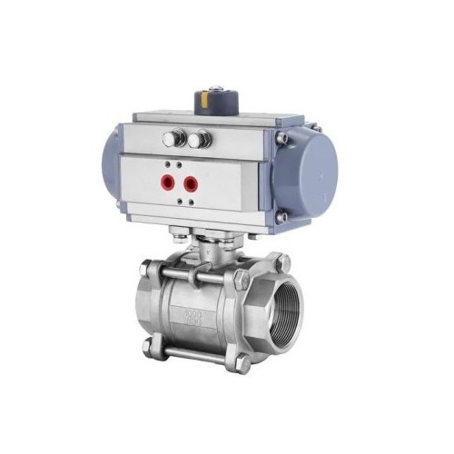 SS BALL VALVE WITH ACTUATOR 1 1/2" DN40