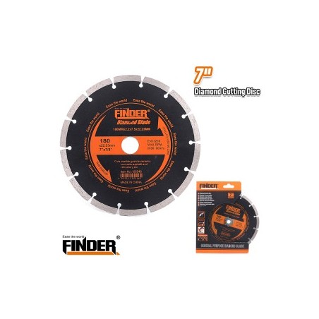 DIAMOND CUTTING DISC 7" FINDER