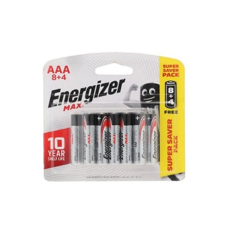 بطارية ريموت AAA نوع ENERGIZER  كرت 12 ماكس