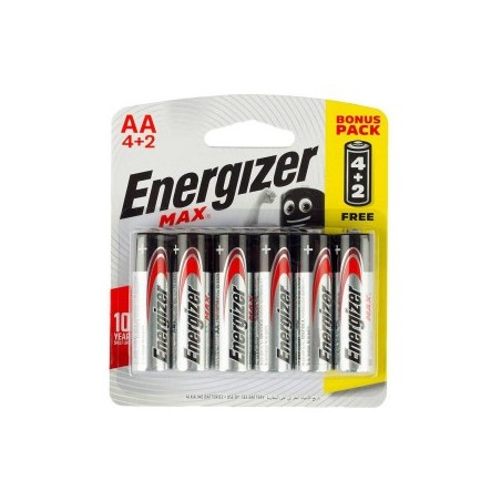 بطارية قلم AA نوع ENERGIZER كرت6 ماكس