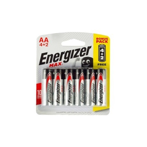 بطارية قلم AA نوع ENERGIZER كرت6 ماكس