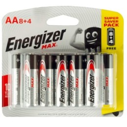 بطارية قلم AA نوع ENERGIZER كرت 12 ماكس