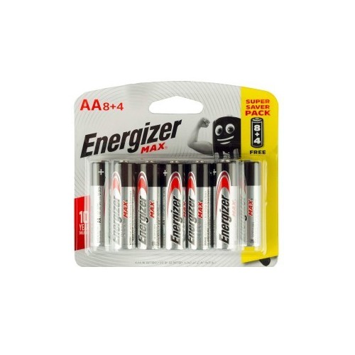 بطارية قلم AA نوع ENERGIZER كرت 12 ماكس