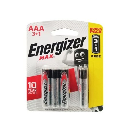 بطارية ريموت AAA نوع ENERGIZER ماكس كرت4