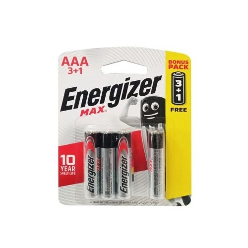 بطارية ريموت AAA نوع ENERGIZER ماكس كرت4