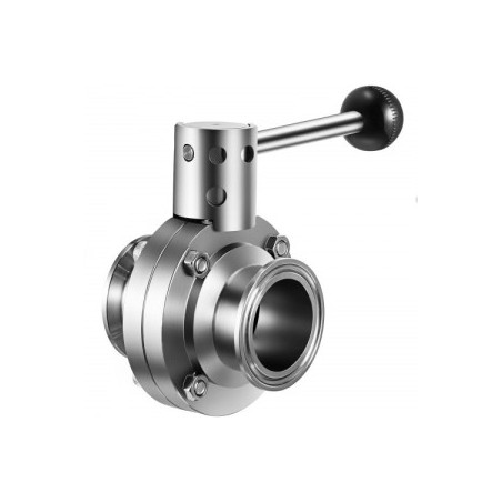 SS FERRULE BUTTERFLY VALVE  4" 102MM