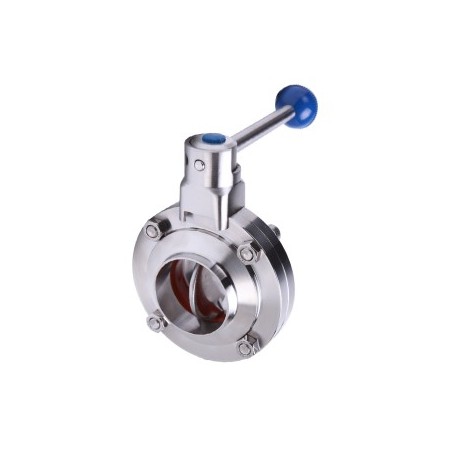 SS WELD BUTTERFLY VALVE 1 1/2" 38MM