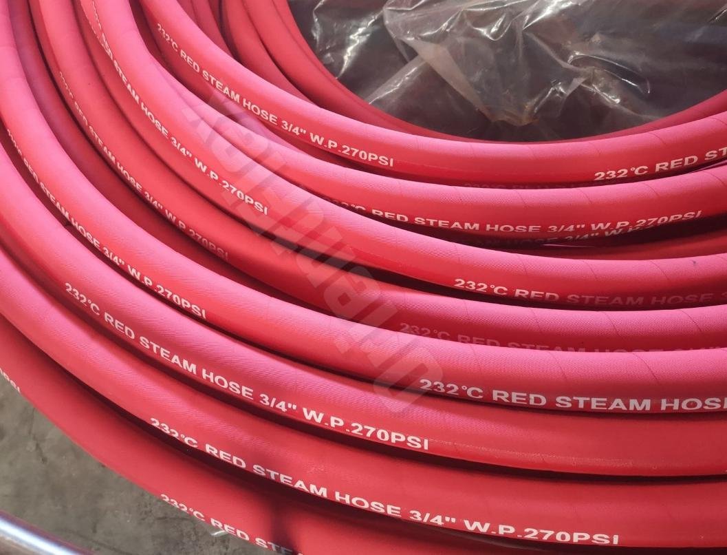 بربيش بخار احمر 1/4 1" 32MM 17BAR / متر