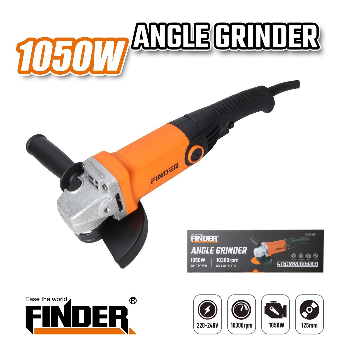 صاروخ 5" FINDER 1050W - صورة 2