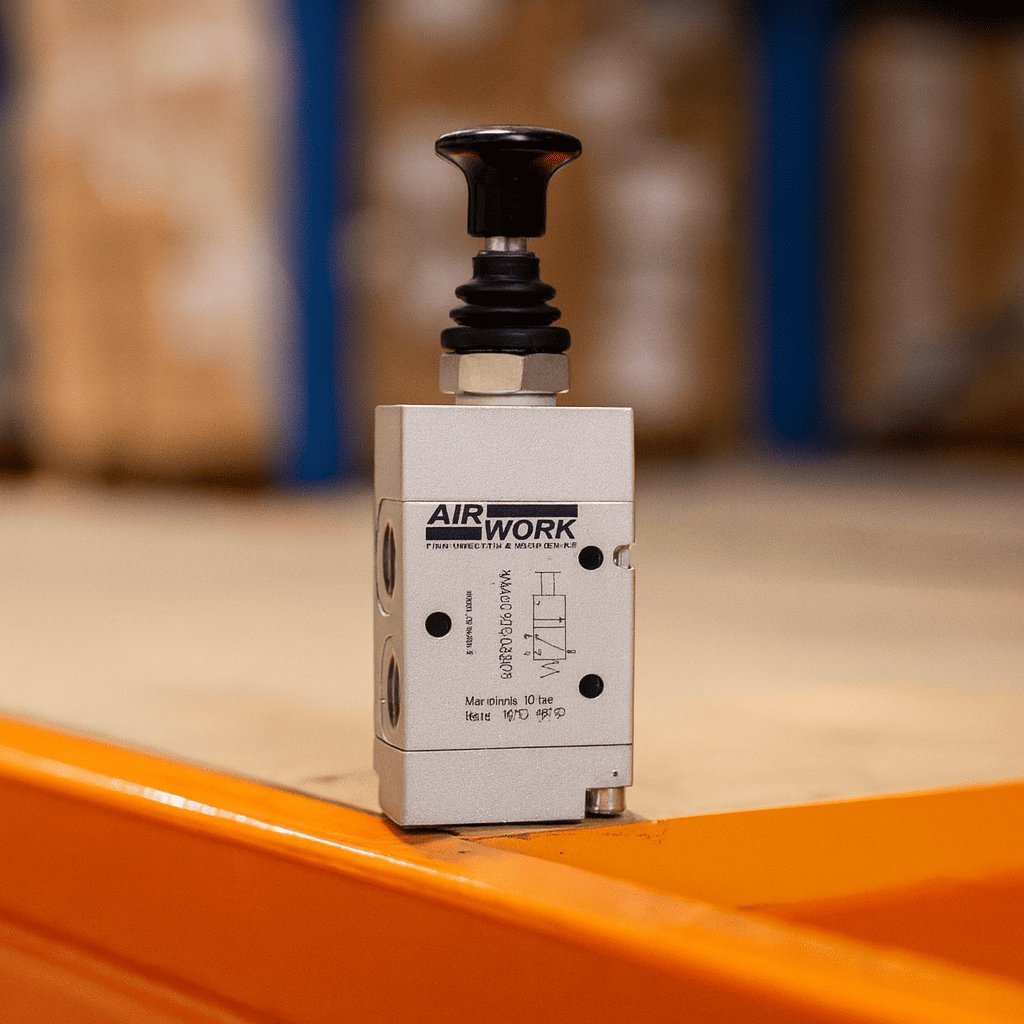 صمام كبس زمبرك 5/2  1/4" AirWork  VM4010095301 - صورة 1