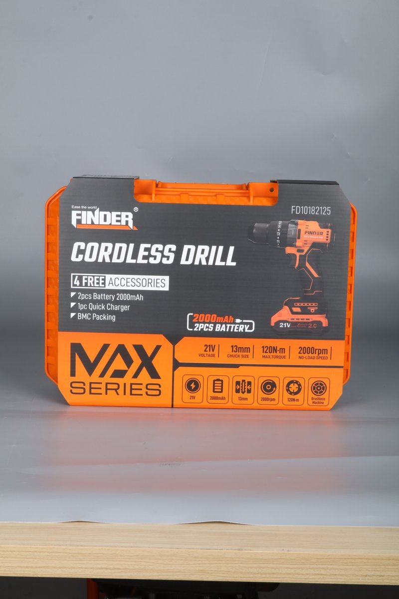 CORLESS DRILL SET BRUSHLESS 21V/2.0A/40N/13MM FINDER - Image 3