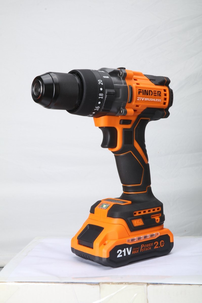 CORLESS DRILL SET BRUSHLESS 21V/2.0A/40N/13MM FINDER - Image 6