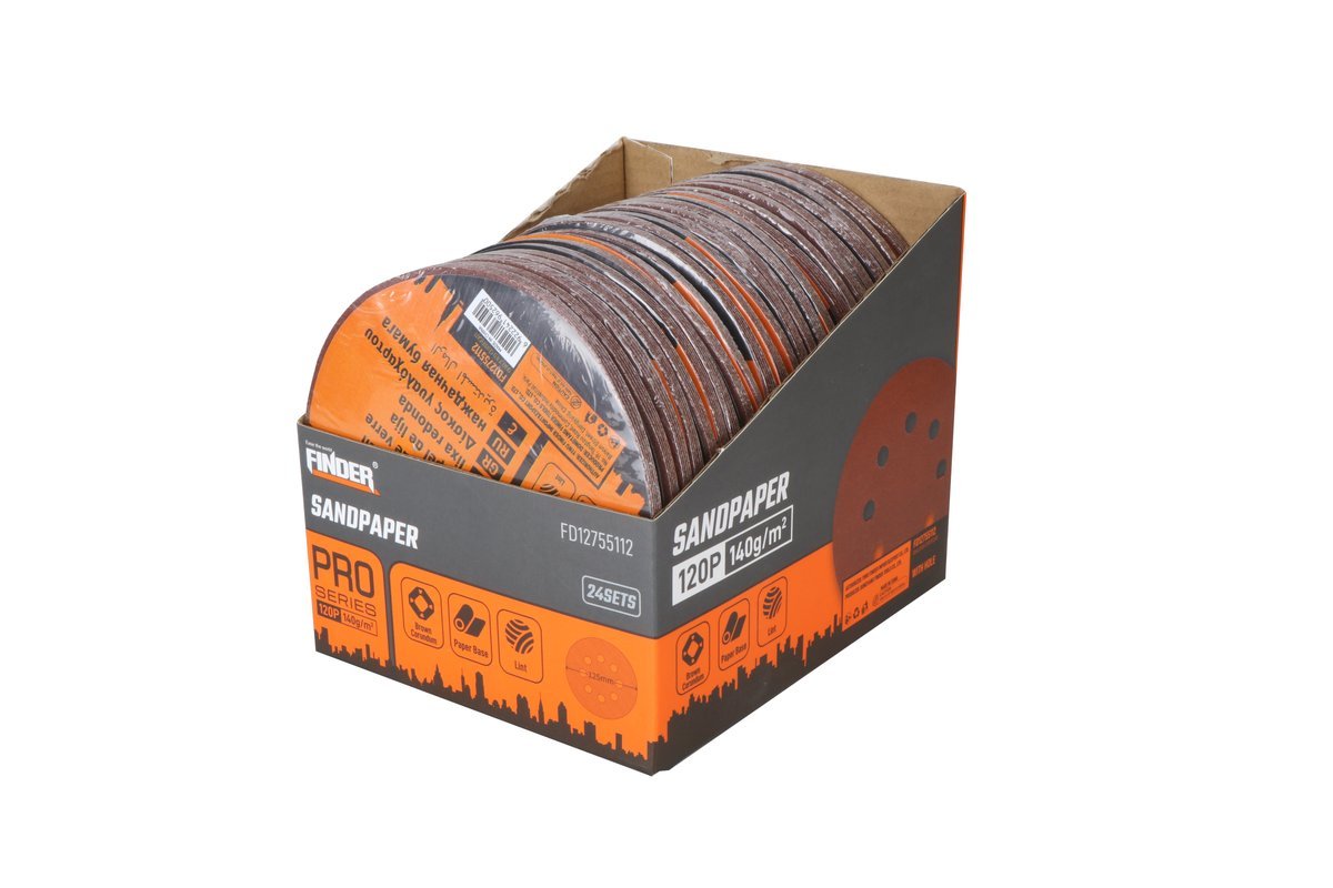 Sandpaper Set P120 5 PCS FINDER - Image 2