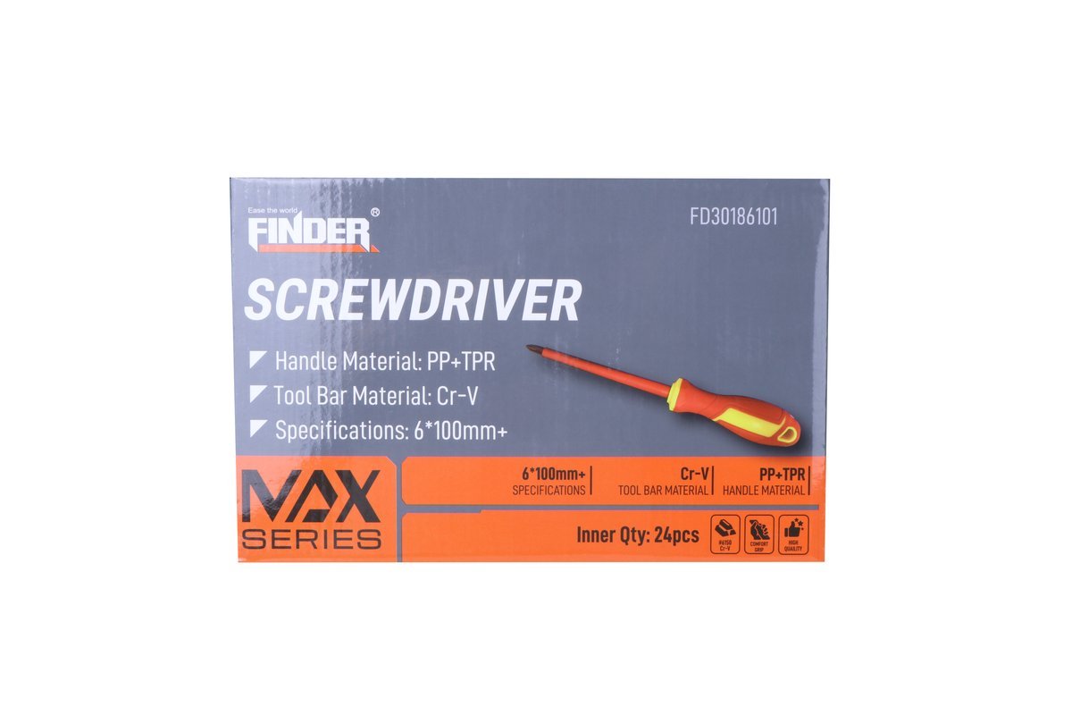 Insulated Handle Screwdriver 6 * 100 MM FINDER - Image 2