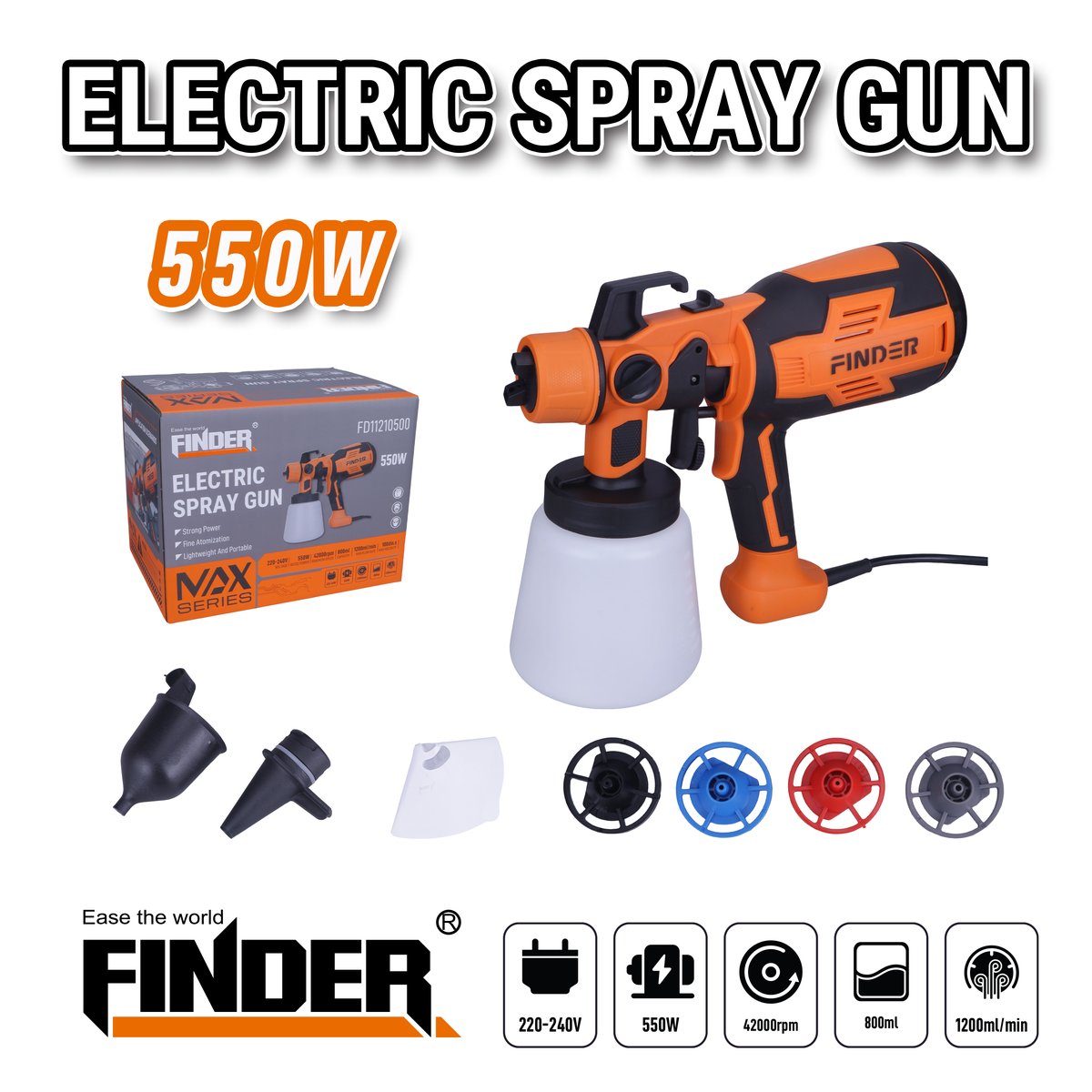 فرد دهان كهرباء FINDER 500W - عدد وأدوات في الأردن