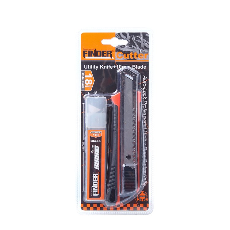 Finder 18mm Heavy-Duty Snap-Off Utility Knife with Spare Blades - Image 7
