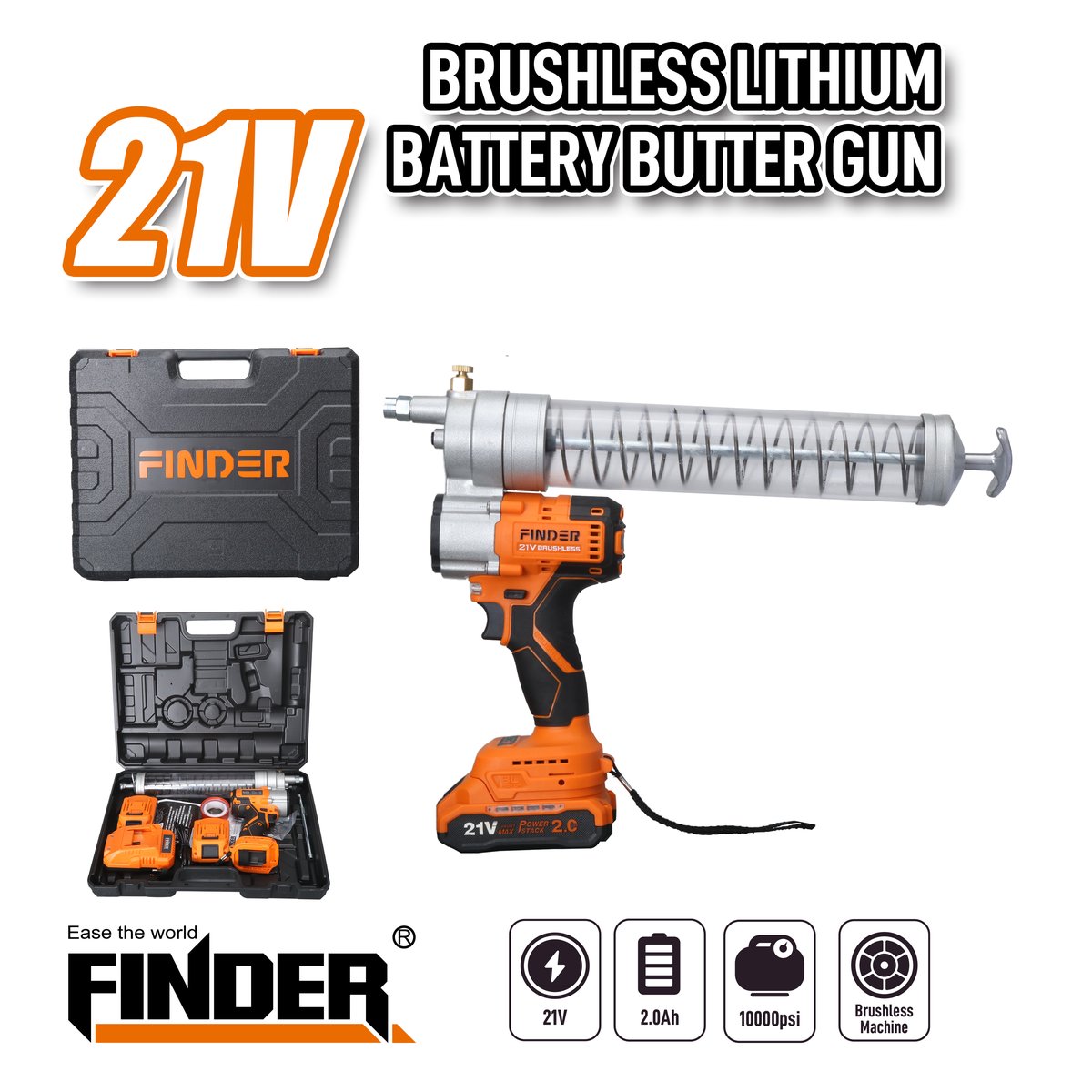 مشحمة شحن  21V/2.0A FINDER - صورة 2