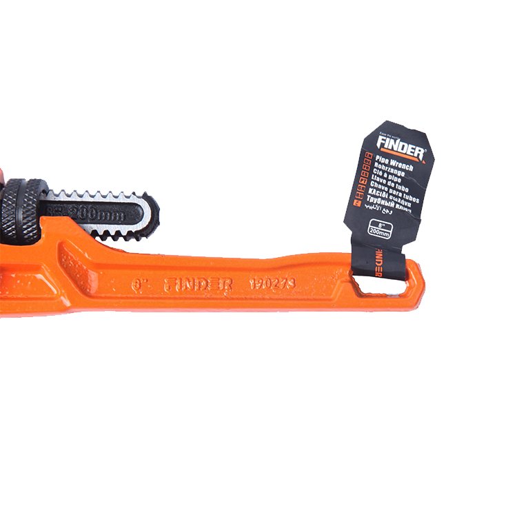 Finder 8" (200mm) Heavy Duty Pipe Wrench - Image 4