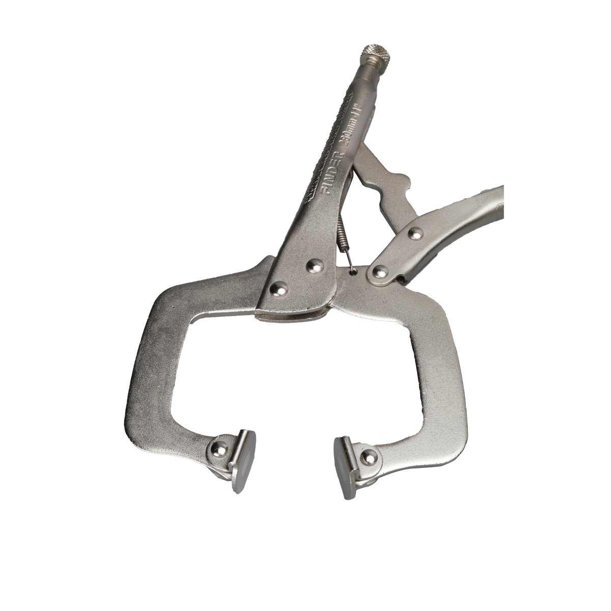 Finder 11" (280mm) C-Clamp Locking Pliers with Swivel Pads - Image 3