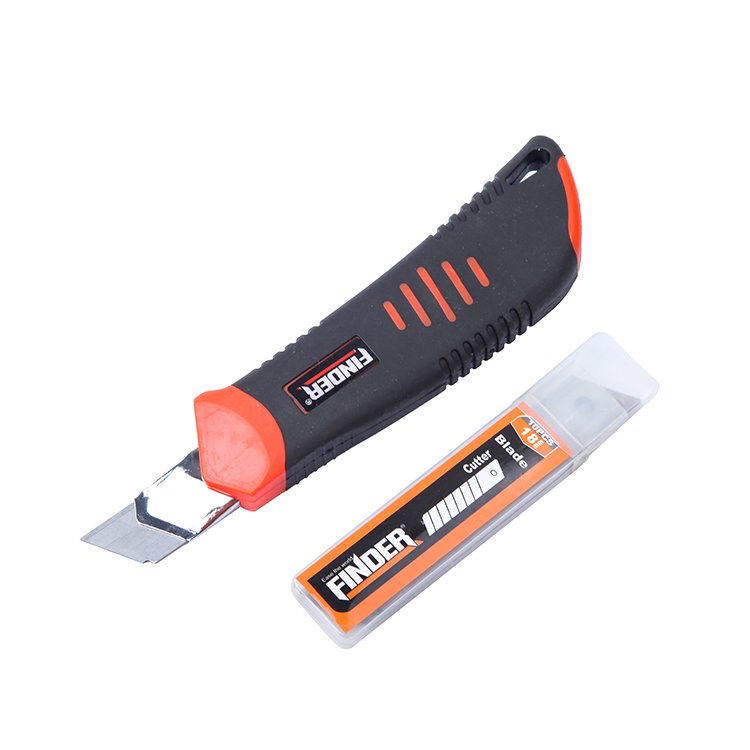 Finder 18mm Heavy-Duty Snap-Off Utility Knife with Spare Blades - Image 2