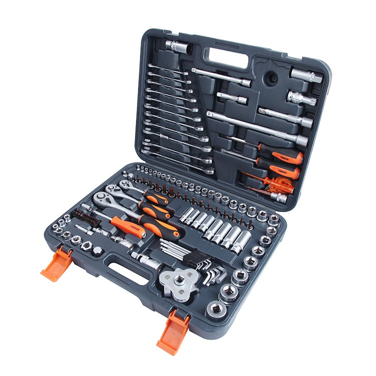 Finder Professional 121-Piece 1/4", 3/8" & 1/2" Triple-Drive Socket & Mechanics Master Set - Image 2