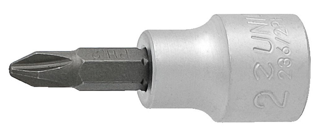 بوكس 3/8" راس مصلب * PH 1 كروم 236/2PH UNIOR