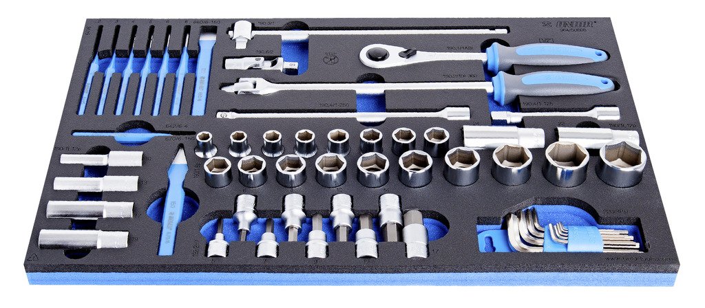 اسفنجة بوكسات 1/2 " +سنابك + طقم الن * 57 PCS 964/50SOS UNIOR