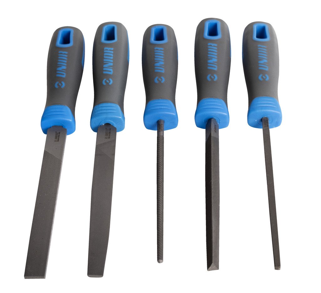 طقم مبارد * Flat file with handle, half smooth 760H1/2S 200 Half-round file with handle, half smooth 761H1/2S 200 Round file with handle, half smooth 