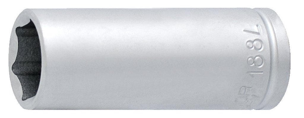 بوكس طويل كروم مسدس 1/4" * 5.5 ملم 188/2L6p UNIOR