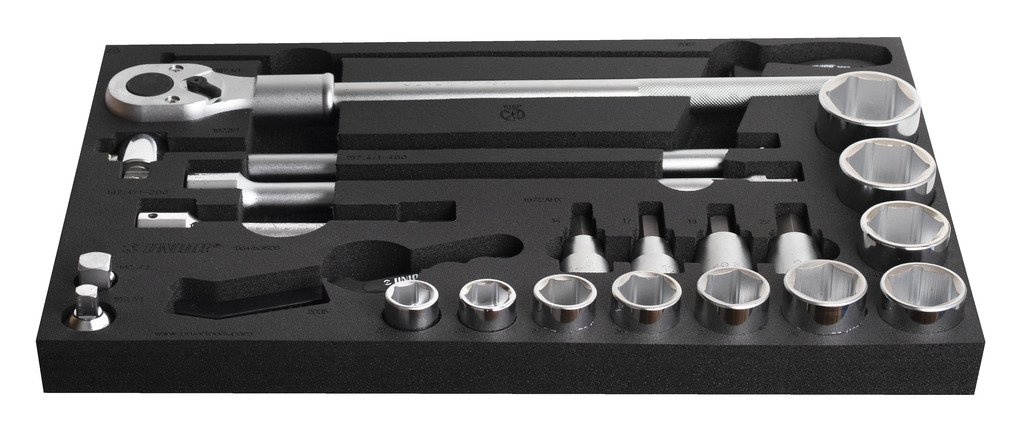 اسفنجة بوكسات3/4"+ذراع + وصلات * 22 PCS 964/53SOS UNIOR