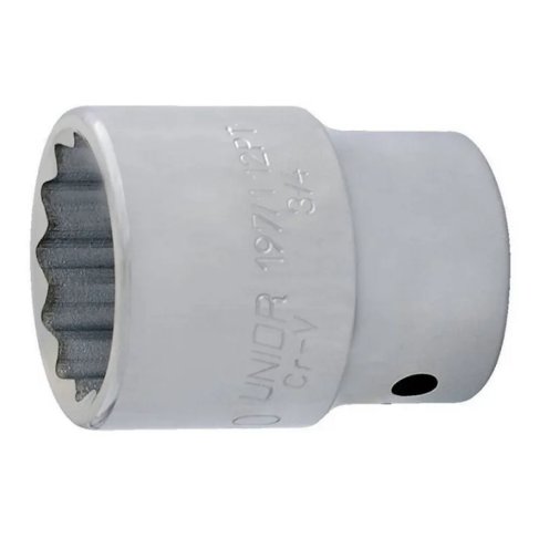 بوكس مشرشر 3/4" * 32 ملم كروم 197/1 UNIOR