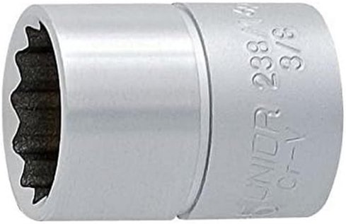 بوكس 3/8" مشرشر * 10 ملم كروم 238/1 UNIOR